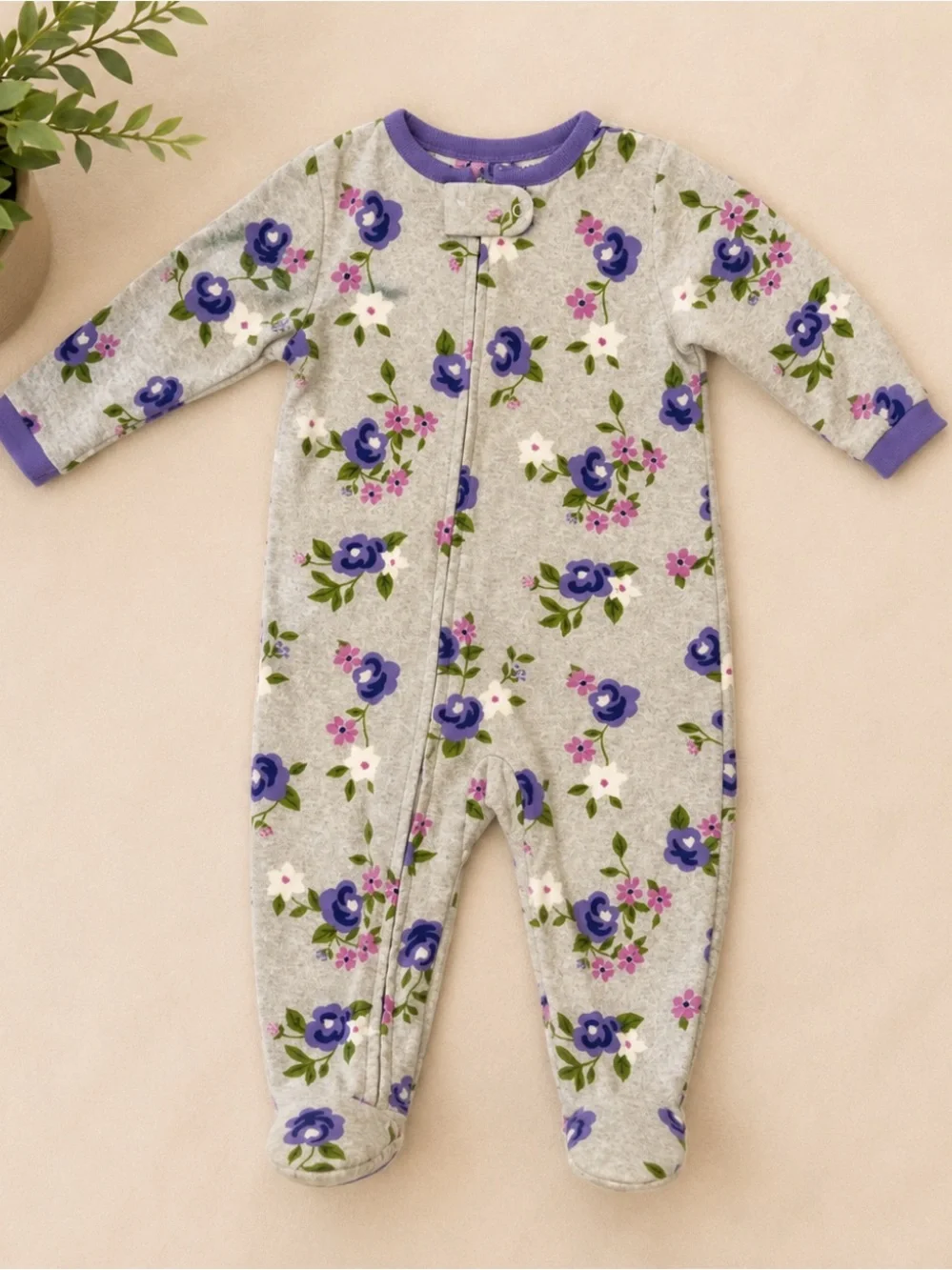 Carter’s 18M Baby Sleeper & Fleece Romper Bundle | 5-Piece